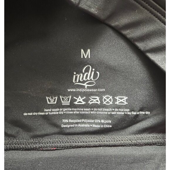 Indi Pole Wear Cross Top in Red - Picture 4 of 4